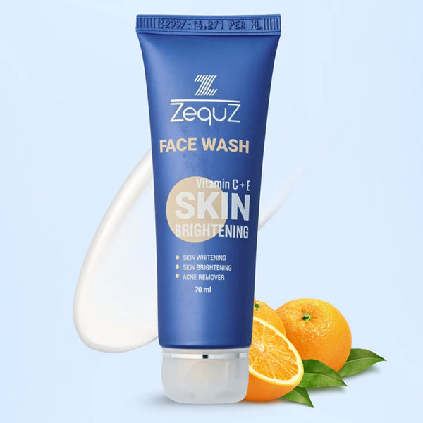 Zequz Vitamin C + E Brightening Face Wash - (1 Pc / 70 ML)